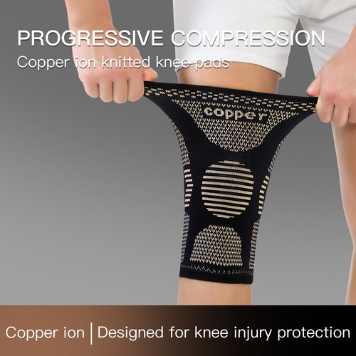 Copper knee support brace - copper,