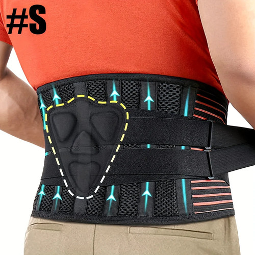 Breathable back support belt - back,