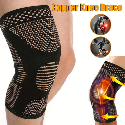 Copper knee support brace - knee,