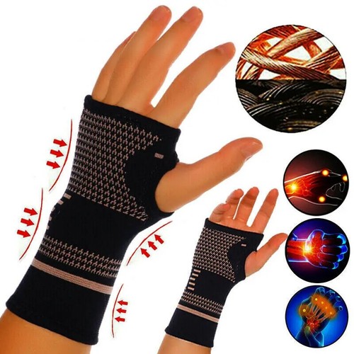 Copper wrist hand brace - copper,