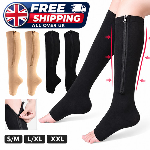 Zip compression socks - socks, high