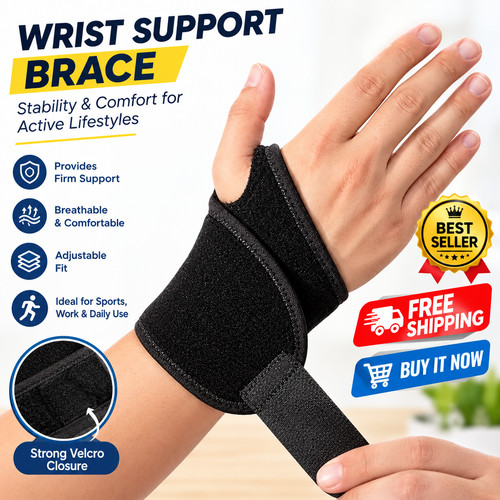 Adjustable wrist brace support - adjustable,