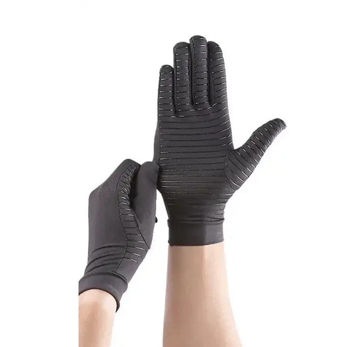 Copper compression gloves - compression, anti