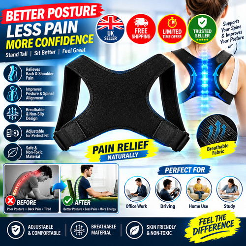 Posture corrector body brace - body,