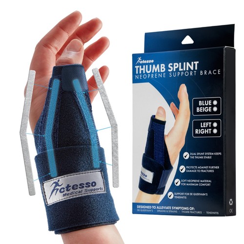 Thumb spica splint support - splint,