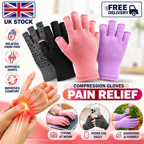 Compression gloves fingerless - gloves,