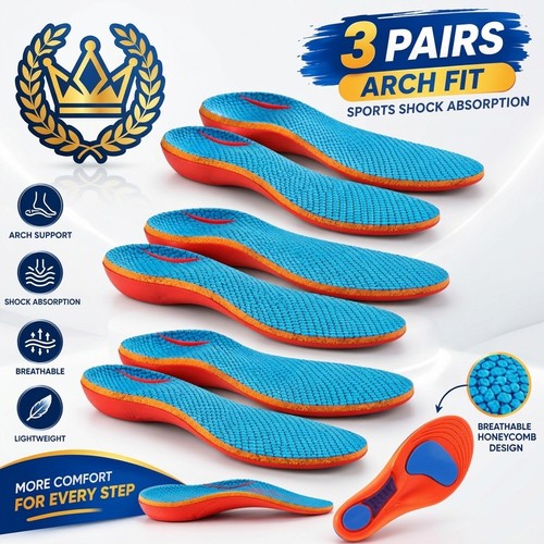 Orthotic insoles arch - 3x,