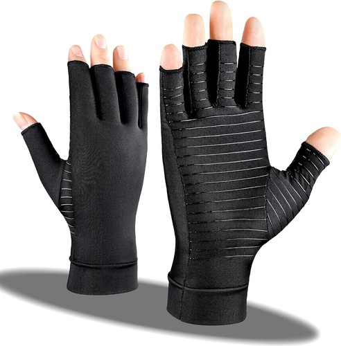 Copper compression gloves - compression, anti