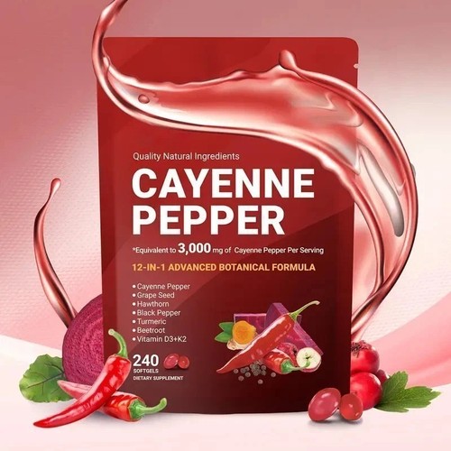 Cayenne pepper 3000mg - pepper, softgels