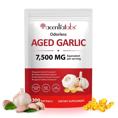 Aged garlic capsules 7500mg - aged,