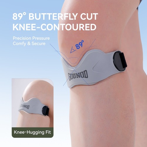 Silicone patella knee strap - silicone,
