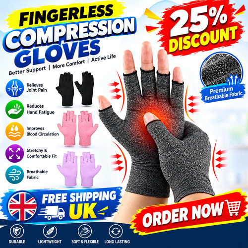 Copper compression gloves - compression,