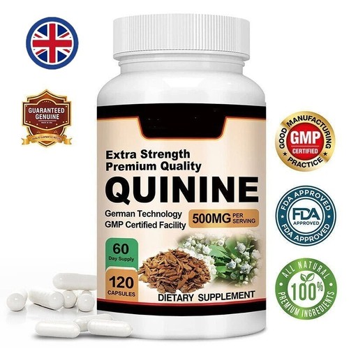 120x quinine capsules 500mg - quinine,