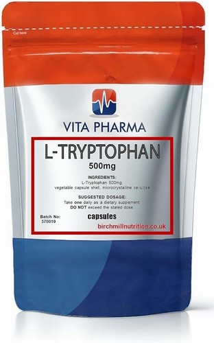Tryptophan 500mg capsules - l-, |